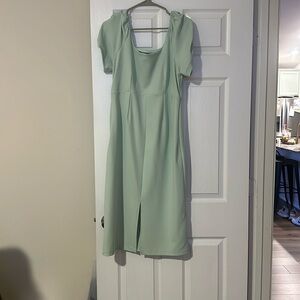 Mint midi dress